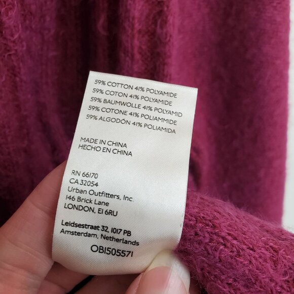 Free People Big City Turtleneck in Mulberry Garnet - Picture 6 of 8